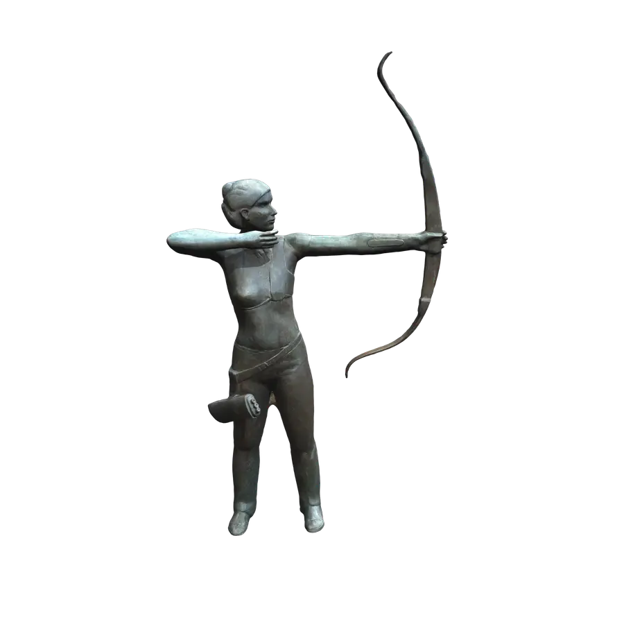 Schuetzenbrunnen (die Bogenschuetzin)