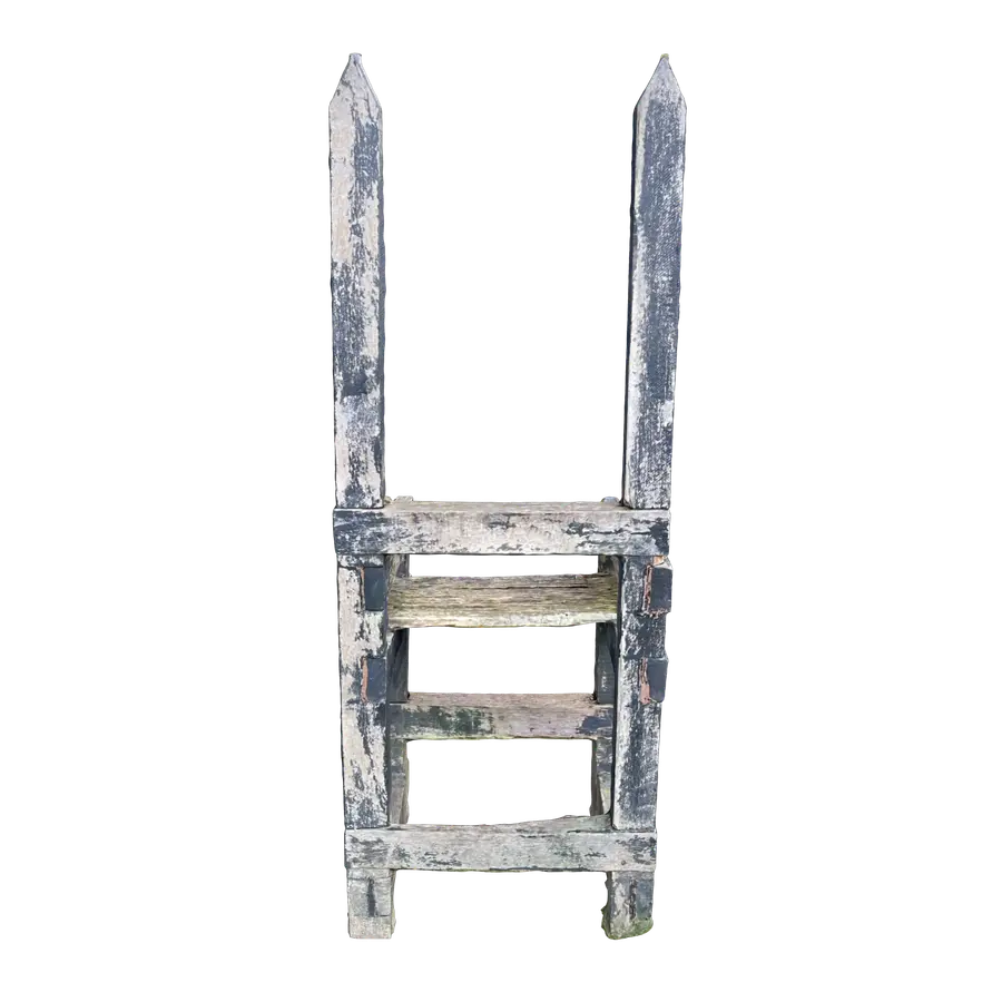 6-teiliges Skulpturenensemble, der Stuhl