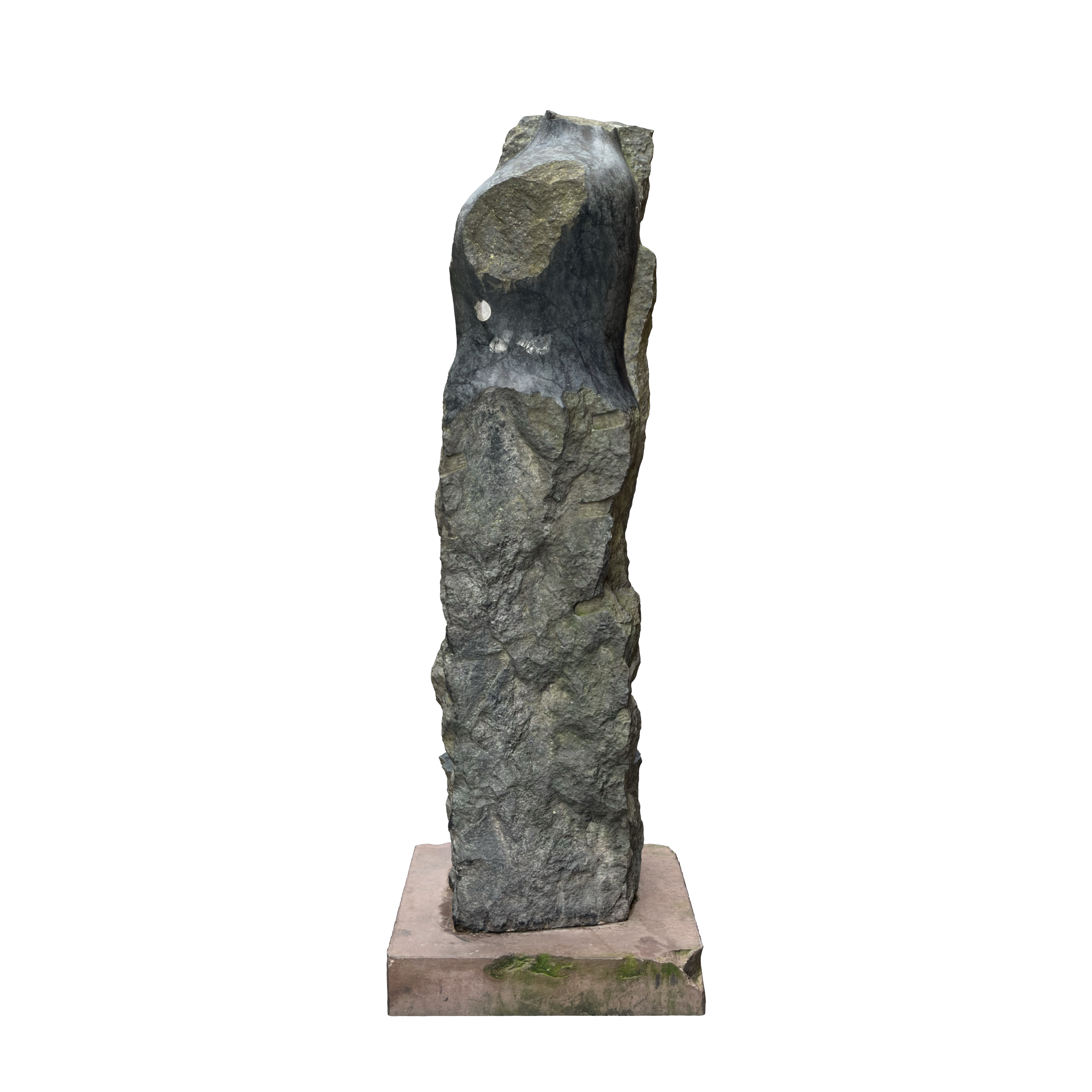 Steinbewachsene Torsi