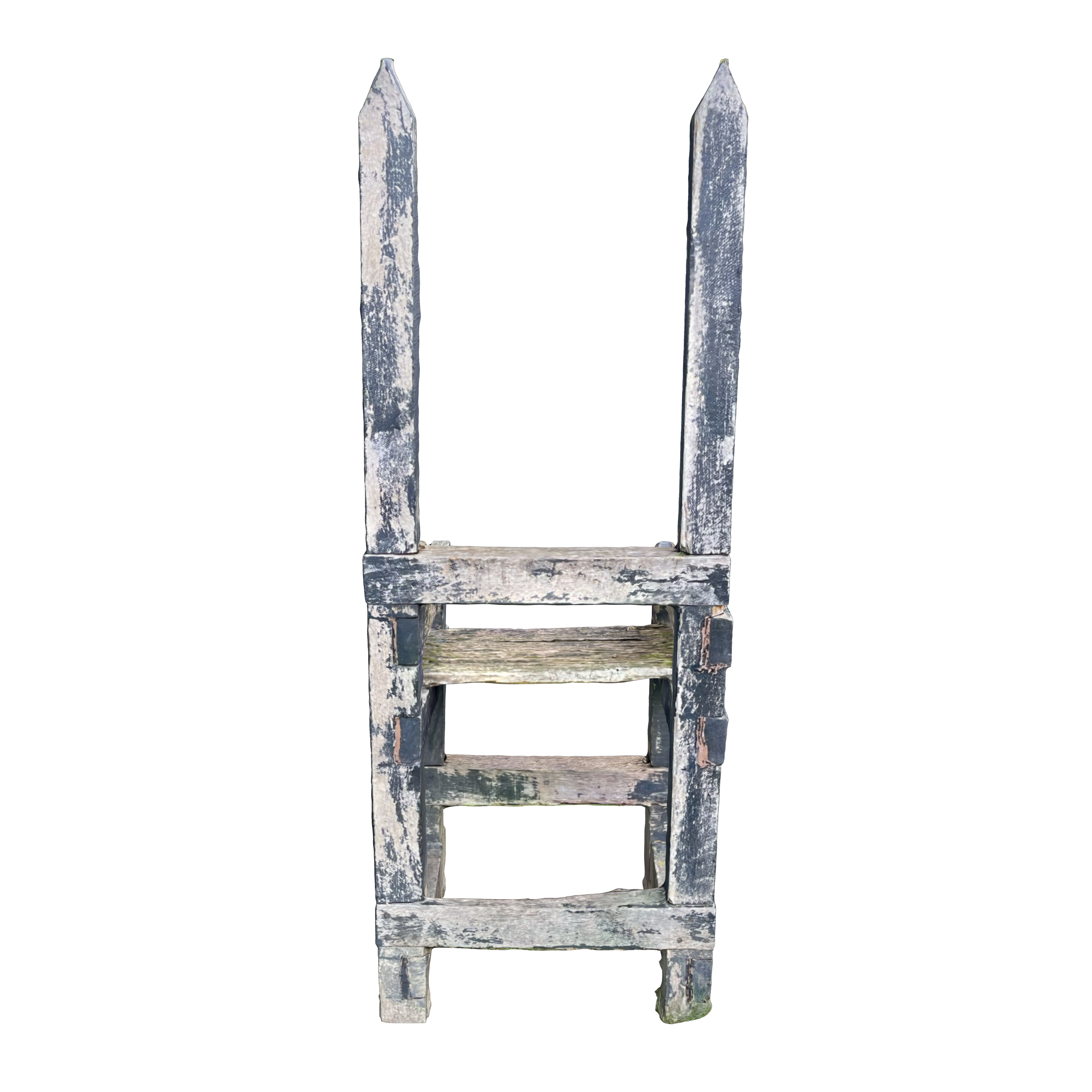 6-teiliges Skulpturenensemble, der Stuhl